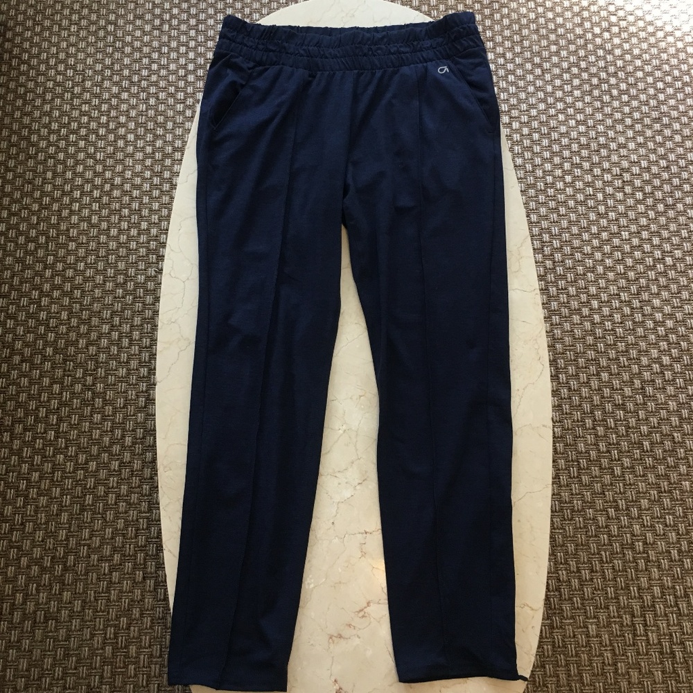 GAP Navy Brushed Tech Jersey Joggers